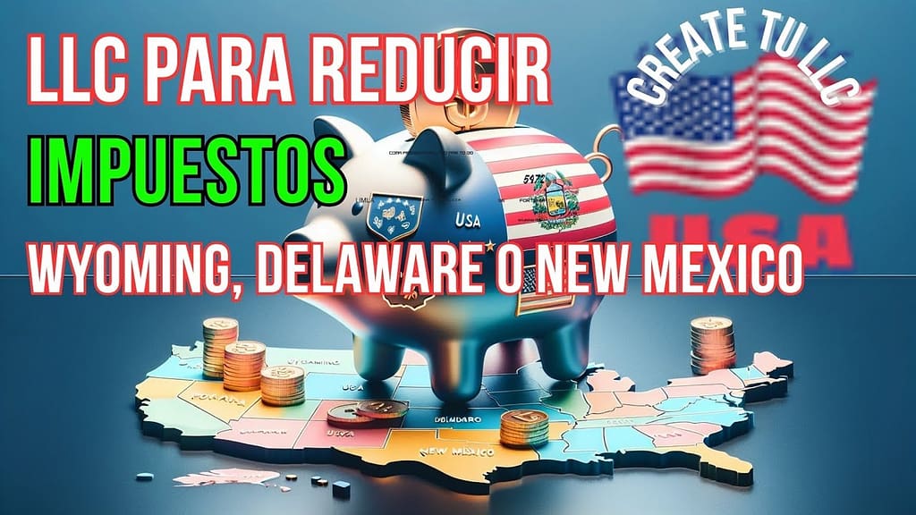 maxresdefault5 Crea tu LLC desde España Optimizacion fiscal 2026 Imagen sobre la LLC mapa de EEUU con un cerdo hucha banderas de EEUU y dinero