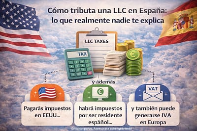 cómo tributa una LLC en España