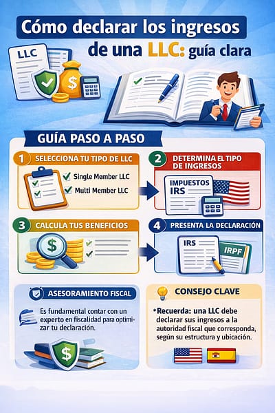 declarar ingresos LLC