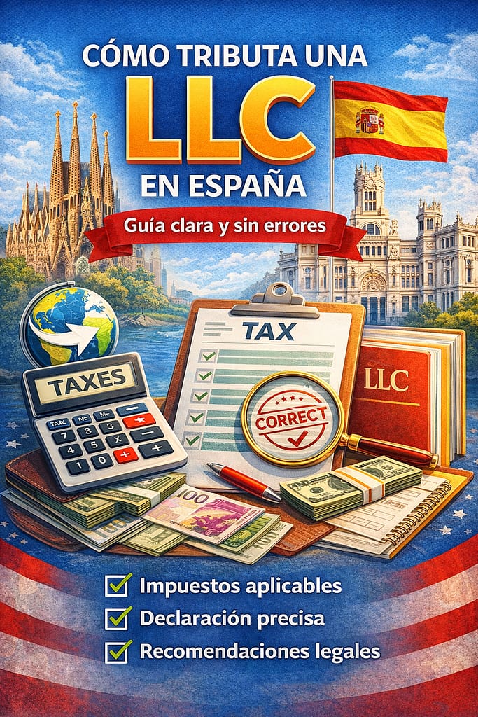 cómo tributa una LLC en España